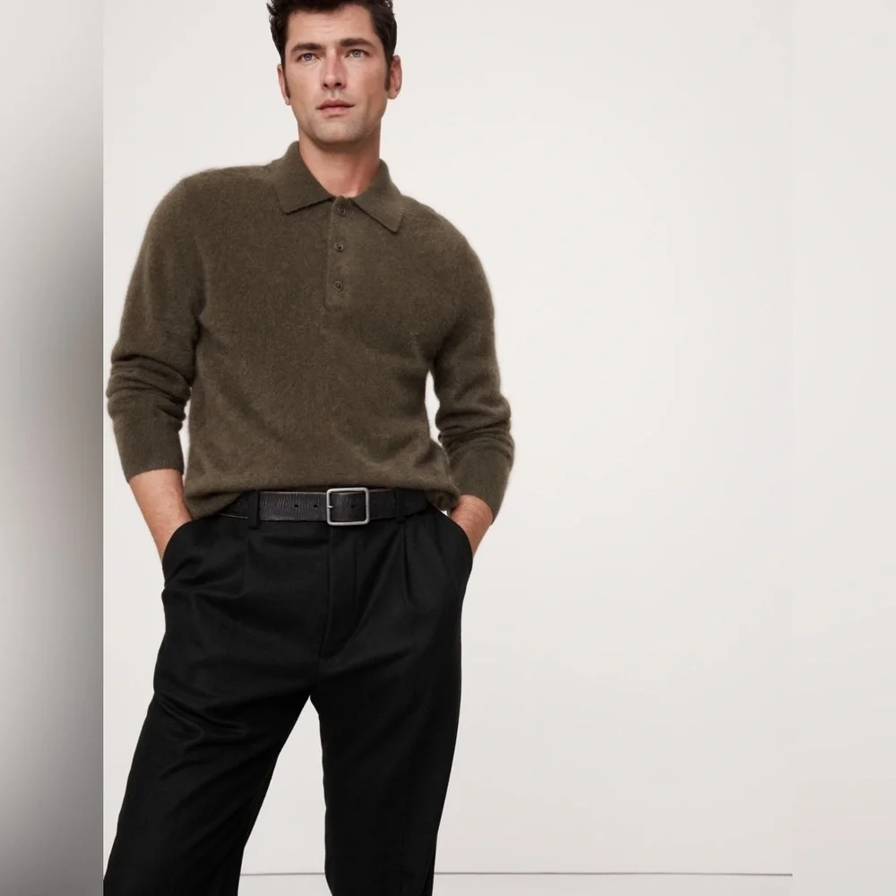 NWT! Banana Republic Men’s Wool Blend Pleated Pant - Multiple Sizes 🩷
